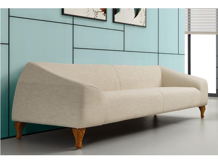 Wood Frame Modern Office Couch