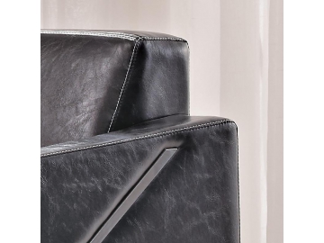 Commercial Leather Couch