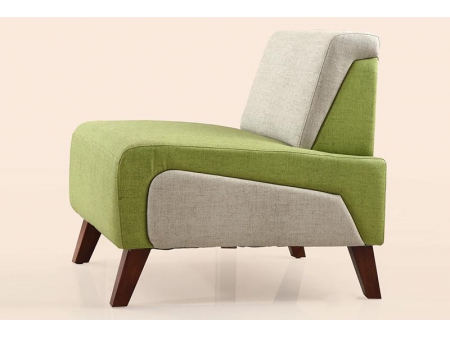 Armless Fabric Couch