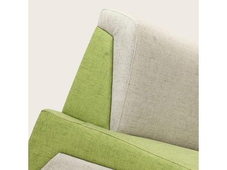 Armless Fabric Couch