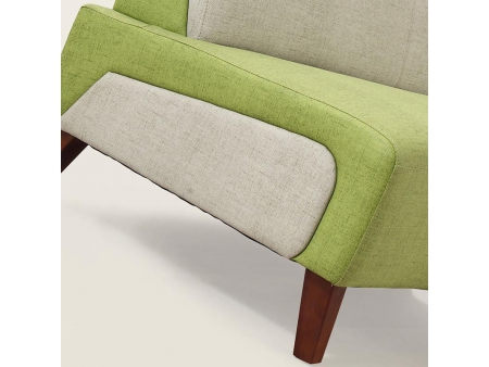 Armless Fabric Couch