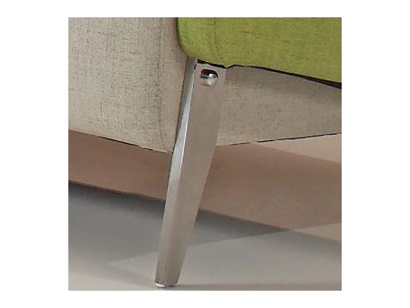 Fabric Pattern Leather Settee