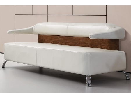 Commercial Leather Settee