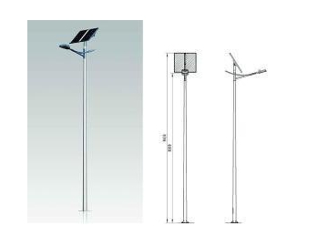 Solar Powered Pole Light