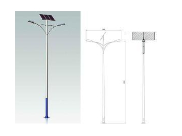 Solar Powered Pole Light