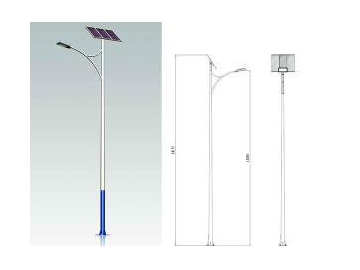 Solar Powered Pole Light