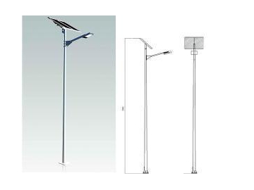 Solar Powered Pole Light