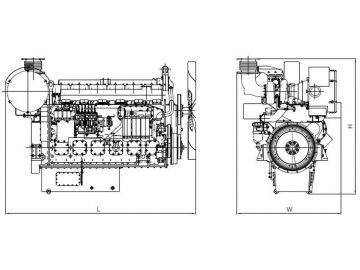 W Series Diesel Engine for Genset