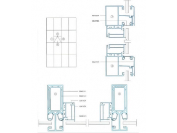 Curtain Wall Aluminum Profile