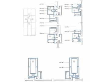 Curtain Wall Aluminum Profile