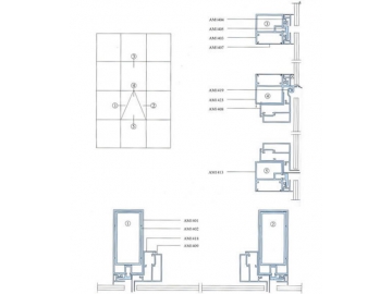 Curtain Wall Aluminum Profile