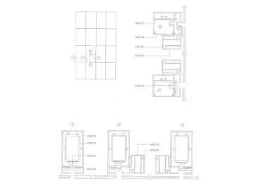 Curtain Wall Aluminum Profile