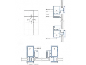 Curtain Wall Aluminum Profile