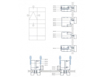 Curtain Wall Aluminum Profile