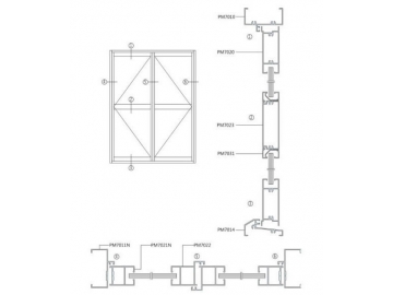 Aluminum Door Profile