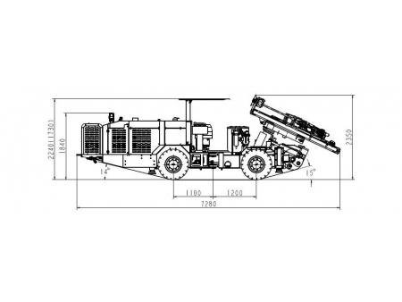 Hydraulic Drilling Jumbo, CYTC70B  (for Mining Production)