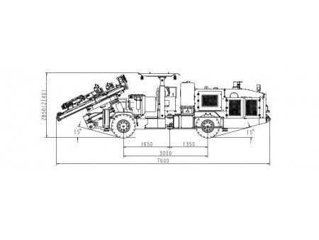 Hydraulic Drilling Jumbo, CYTC70C  (for Mining Production)