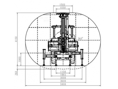 Hydraulic Drilling Jumbo, CYTC76  (for Mining Production)