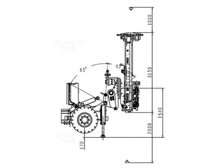 Hydraulic Drilling Jumbo, CYTC76  (for Mining Production)