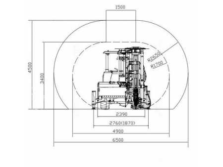 Hydraulic Drilling Jumbo with Automatic Rod Changer, CYTC76  (for Mining Production)