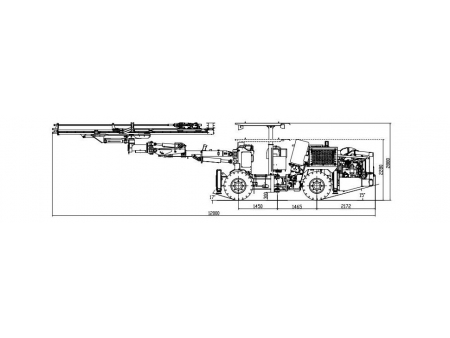 Hydraulic Drilling Jumbos, CYTJ45 (HT81)  (for Tunelling and Cavern Excavation)