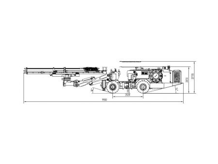 Hydraulic Drilling Jumbos, CYTJ45B  (for Tunelling and Cavern Excavation)