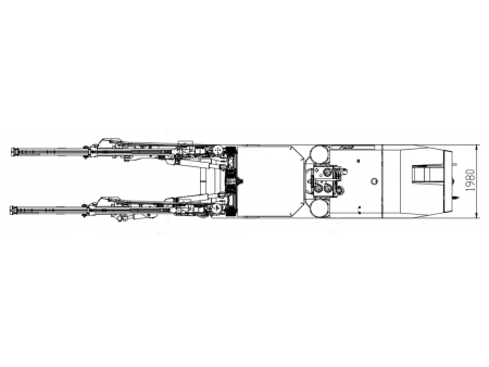 Hydraulic Drilling Jumbo with Two Booms, CYTJ45-2