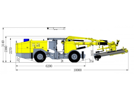 Two-Boom Hydraulic Bolting Jumbo, CYTM41/2