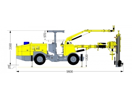 Two-Boom Hydraulic Bolting Jumbo, CYTM41/2