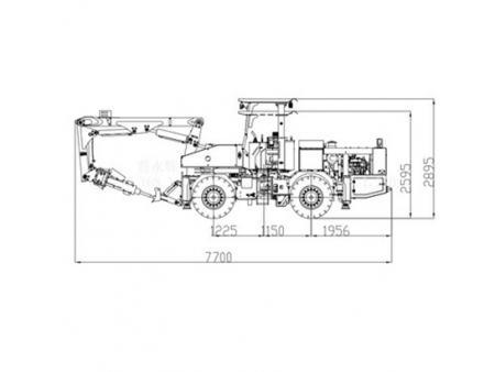 Underground Scaler, XMPYT-60/325  (Mine Scaling Machine)