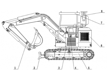 Compact Crawler Excavator MWY6/0.3