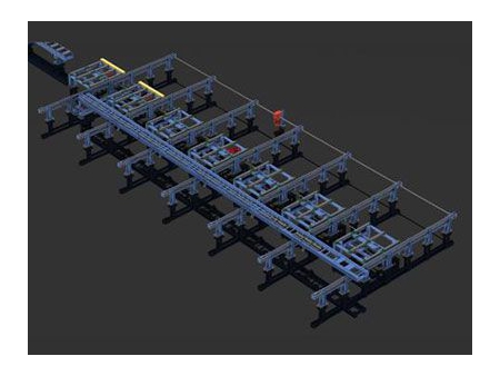 JBH Corrugated Web H-beam/ SIN Beam Automatic Welding Line