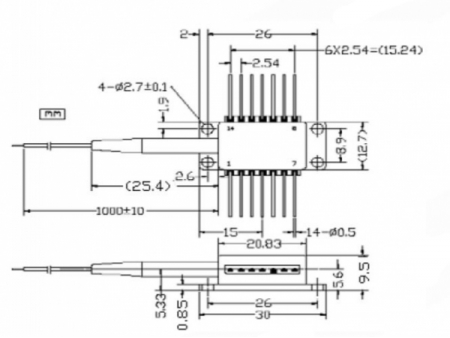 DFB Butterfly Laser Diode