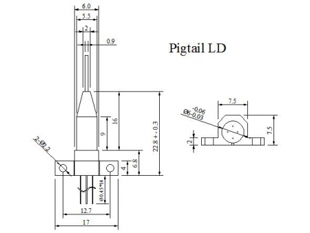 1550nm Laser Module, Seed Laser for Range Finders