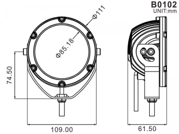 LED Driving Light B0102