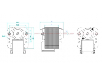 TL60 Series Shaded Pole Single Phase Induction Motor