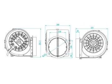 Shaded Pole Induction Motor Centrifugal Fan