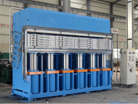 Pre-Cured Tread Hydraulic Press