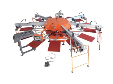 Multi-color Automatic Rotating Screen Printing Machine, WPKY