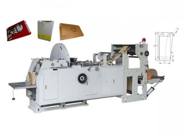 Automatic Food Paper Bag Making Machine