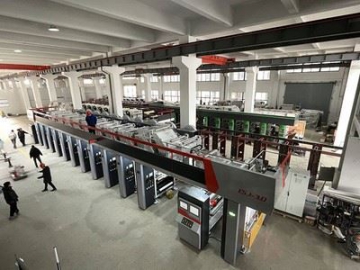 Electronic Shaft Rotogravure Printing Machine
