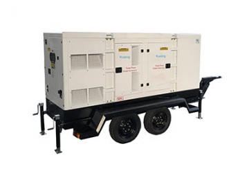 Mobile Diesel Generator, Trailer Mounted Industrial Generator, Towable Generator