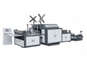 Fully Automatic Non-woven Fabric Cutting and Handle Welding Machine, WFB-HD1200
