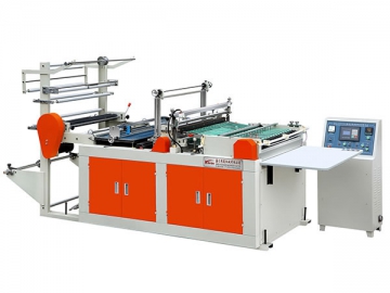 Heat Sealing and Heat Cutting Plastic Bag Making Machine, XD-RQ600