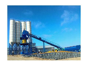 Q Series Concrete Batch Plant with Belt Conveyor