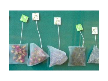 Pyramid Tea Bag Filling Sealing Machine