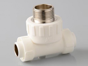PAP5 Male Thread Tee Fittings