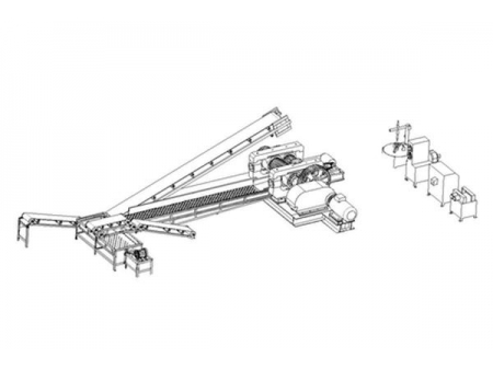 Semi-Automatic Waste Tire Recycling Line
