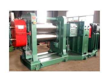 Two Roll Rubber Calendering Machine