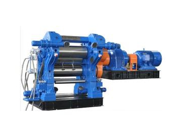 Three Roll Rubber Calendering Machine